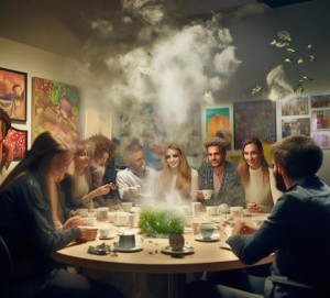 部门与广告公司，茶香的默契时光